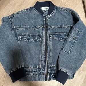 ,Denim Bomber